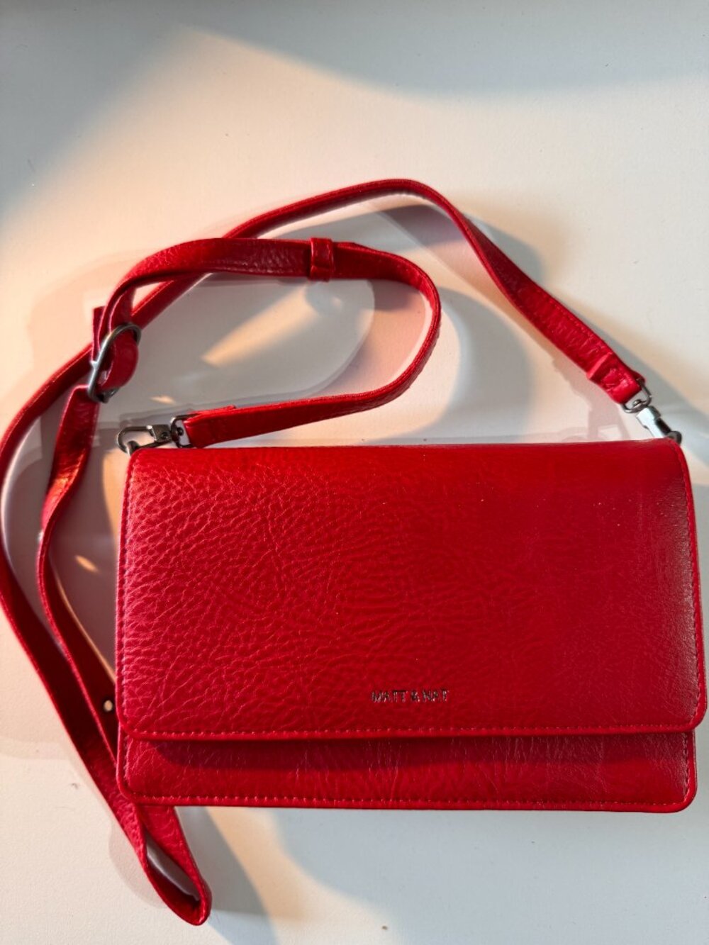 MATT & NAT Red Crossbody Bag Vegan Purse Dwell